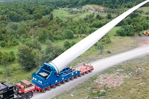 Blade Lifter Transport Wind Turbine Rui Trailer